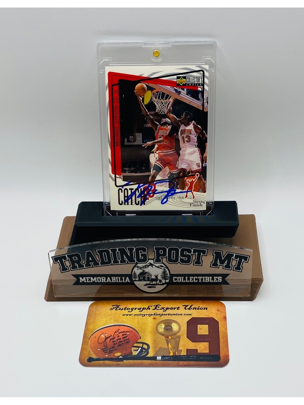 Michael Jordan Signed Card With COA (120961) (Bulls)